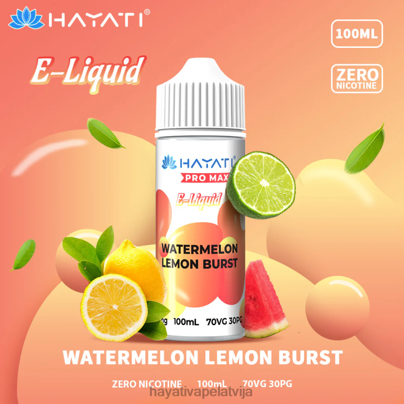 Hayati Latvija | Hayati Pro Max niķa sāļi arbūzs citrona pārsprāgt XL008261