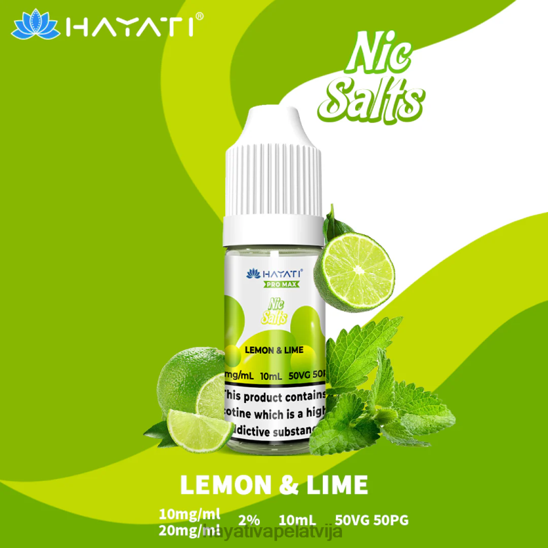Hayati Latvija | Hayati Pro Max niķa sāļi citrons un laims XL008241
