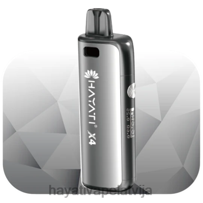 Hayati Vape Liquid | Hayati X4 atkārtoti uzpildāmu podiņu sistēma pusnakts pelēks XL00860