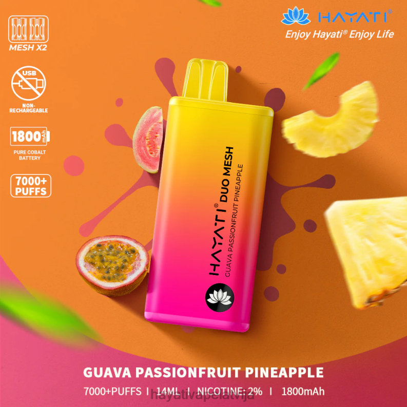 gvajaves pasifloru ananāss