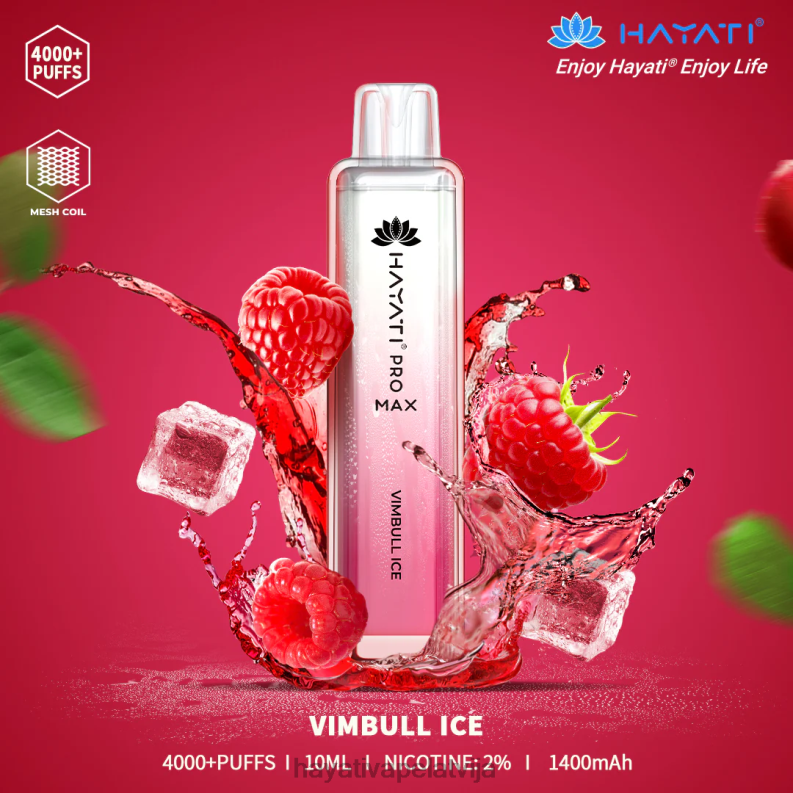 Hayati Flavours Latvija | Hayati Pro Max vienreizējās lietošanas vimbuļu ledus XL008126