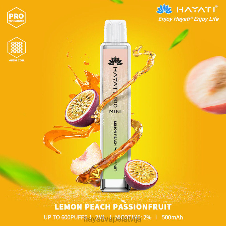 citronu persiku pasifloru