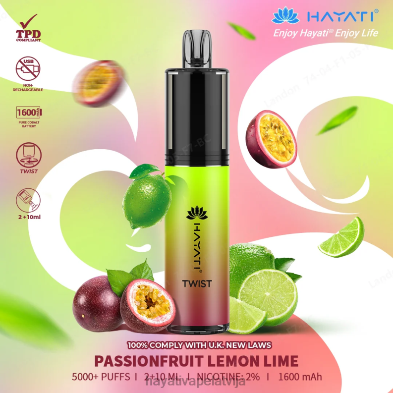 pasifloru citronu laima